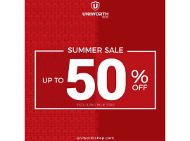 Uniworth Shop Summer Sale UP TO 50% off on Entire Stock